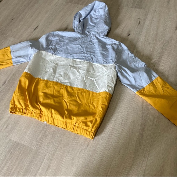 Blue + white + yellow striped jacket (never worn) - Picture 2 of 3